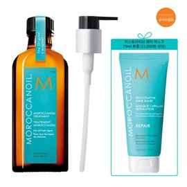 Moroccan Oil [Moroccan Oil] Oil 100ml (original, pump included) + Restorative Hair Mask 75ml / [모로칸오일]오일 100ml(오리지널,펌핑기포함)+리스토러티브헤어마스크75ml