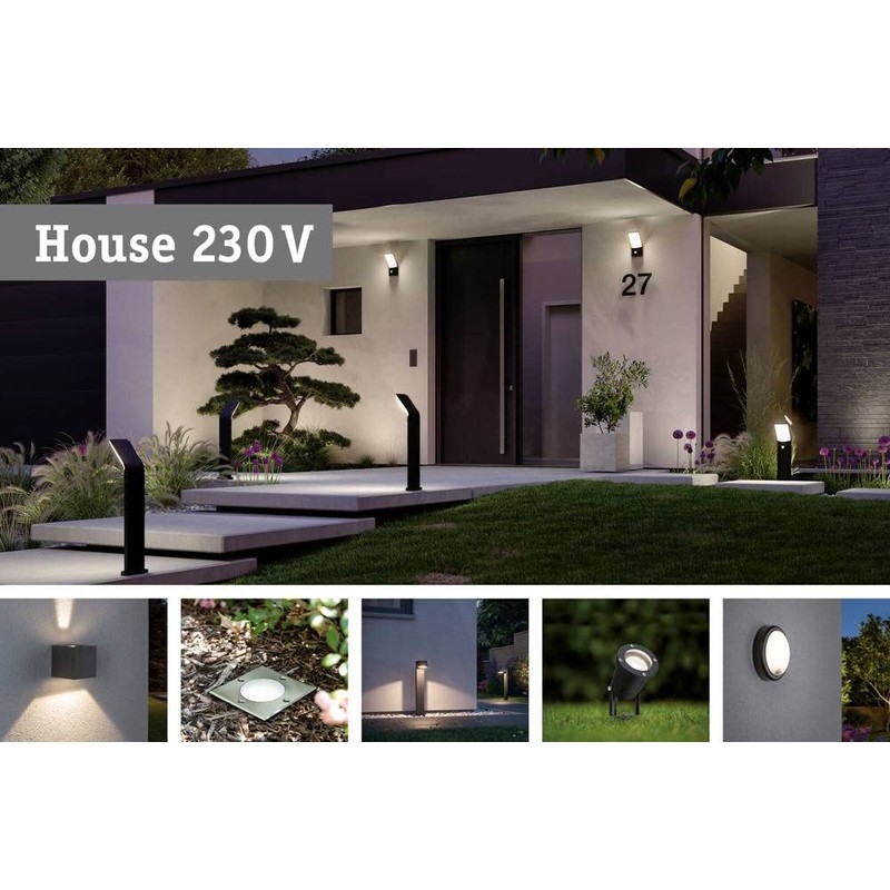 Paulmann Outdoor 230 V Wall EBL High 2 W IP65