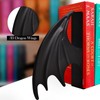 Metal Dragon Wing Bookends – Gothic Fantasy Book Holder Set,