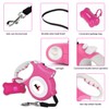 Retractable Dog Leash with LED Light Makife 5m Extendable Dog