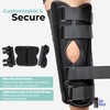 Alpha Medical 14” Long Adjustable Three Panel Orthopedic Knee Immobilizer