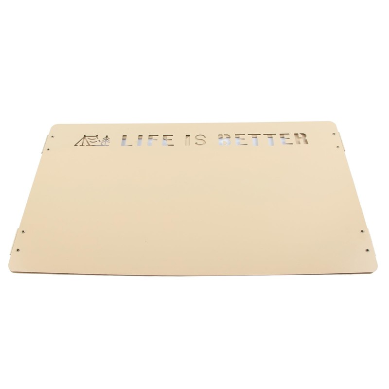 Camping Stove Windscreen, Metal Folding Design Practical Multifunctinal Camping Stove