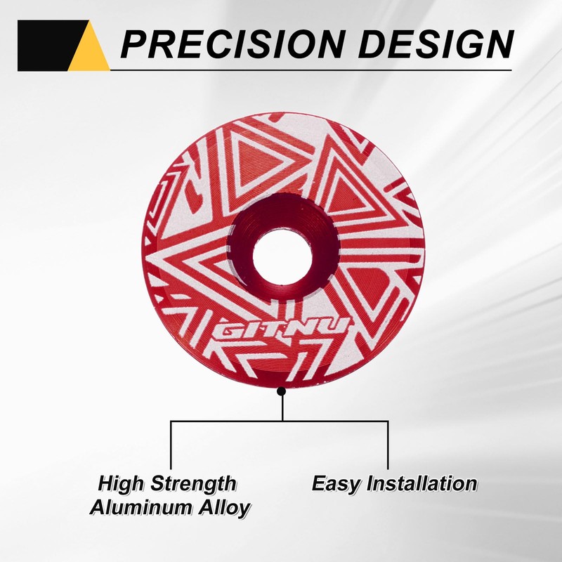 sourcing map 1-1/4 Headset Stem Top Cap Aluminum Alloy Bicycle