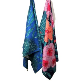 2 Pack Premium Microfibre Beach Towels for Adults Extra Large, 190 × 90 cm Quick Drying, Lightweight Beach Towels, Sand Free Microfiber Towels - Beach, Pool, Travel and Camping (Tropical Duo)