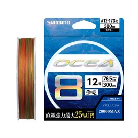 Shimano PE Line Osia 8 300m LD-A71S No. 12 (78.5 kg) 5 Colors