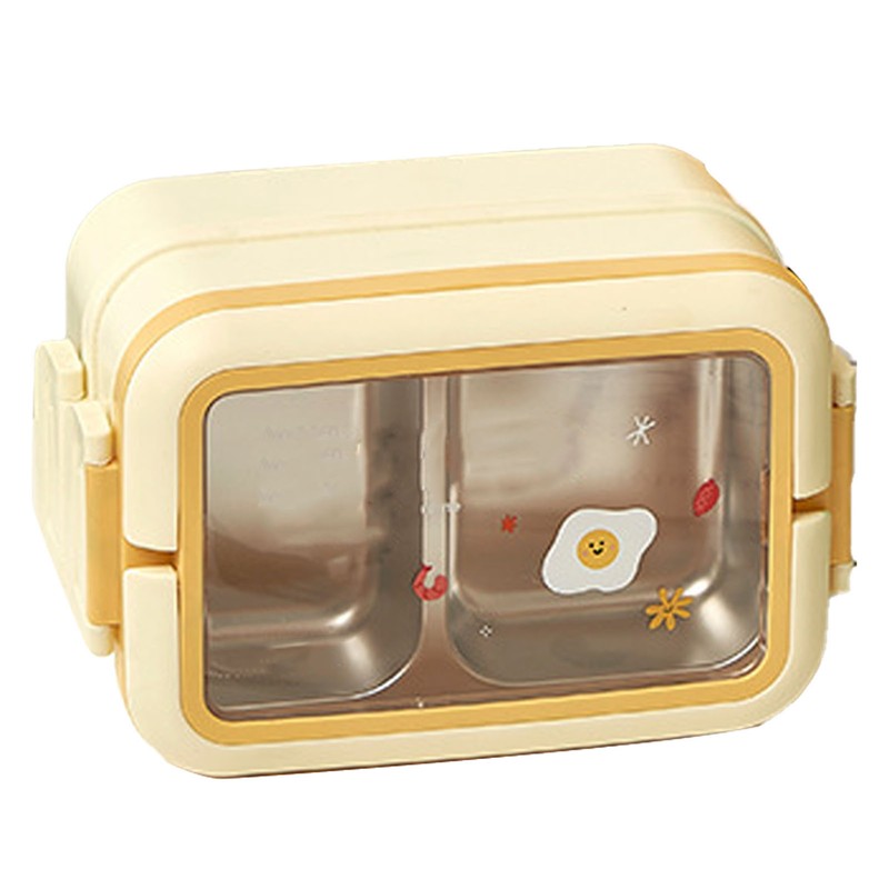 Stainless Steel Insulated Lunch Box Multiple Compartments Fashionable Safe Stainless