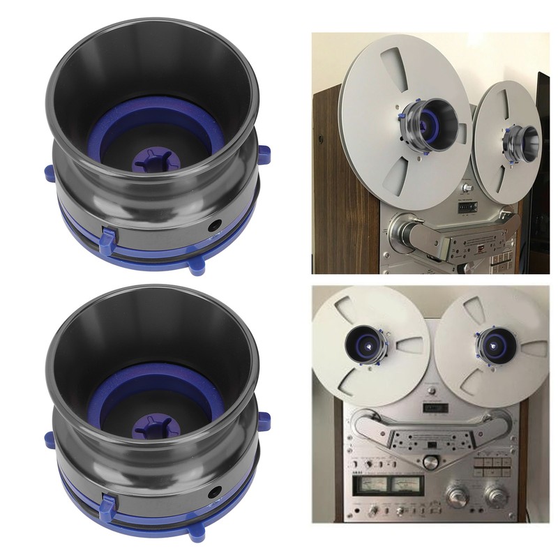 1 Pair NAB Hub Adapters Polished Aluminum Alloy Universal Loading