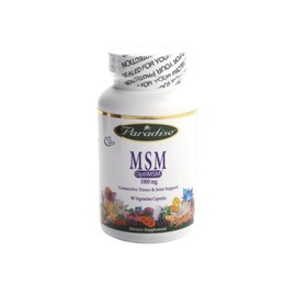 파라다이스허브즈 MSM 1000mg 보충제 베지캡슐 90정 1개 Paradise Herbs MSM 1000mg Supplement Veggie Capsules 90 Count 1 Bottle