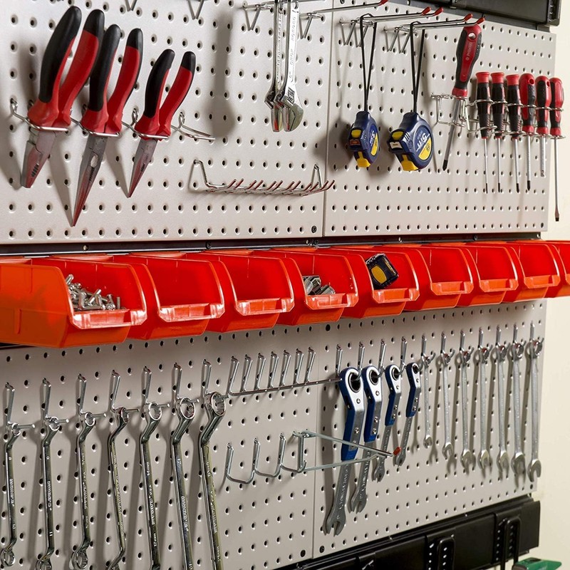 Ultrawall Pegboard Wall Organizer, 48X 36 inch Garage Storage Pegboard