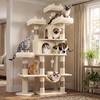 LIKISAK Cat Tower, 71 Inch Heavy Duty Cat Tree for