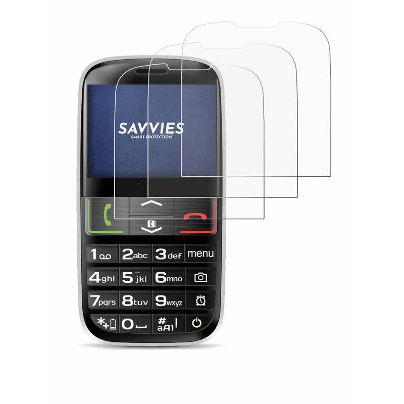 Savvies 6 Pack Screen Protector compatible with Emporia Euphoria Protection