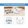 OLOMEE Reading Glasses for Men Blue Light Blocking Lightweight Readers