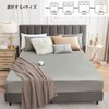 Sufdari Waterproof Fitted Sheet, Box Sheet, Semi-Double, with Elastic Band,