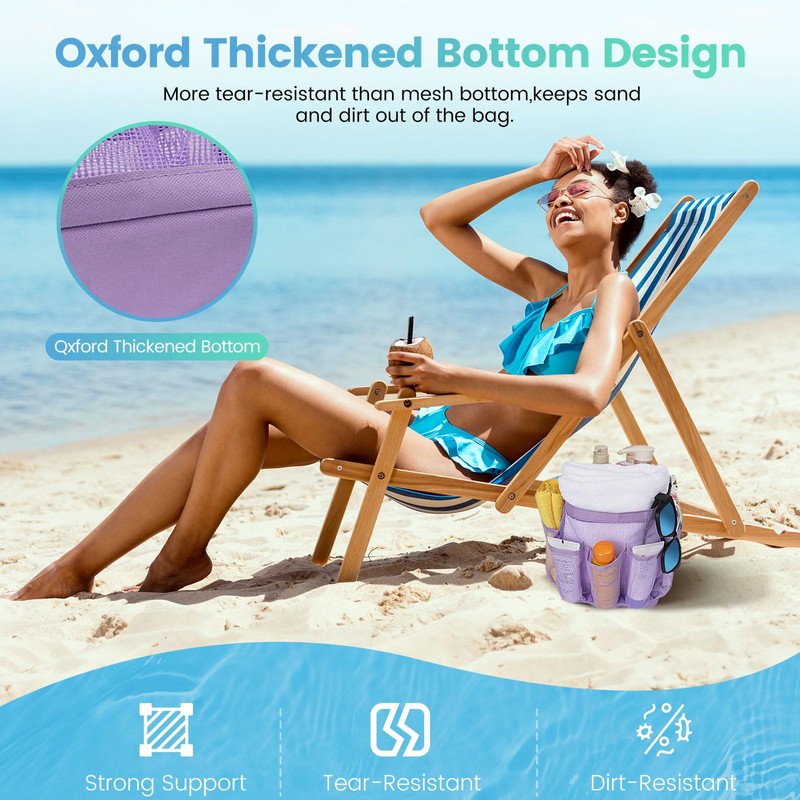 Asisnt Camping Essentials Shower Caddy Portable for College Dorm Room