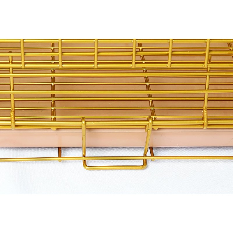 Piivos Dog Crate 30 Inch, Copper Gold Dog Kennel |
