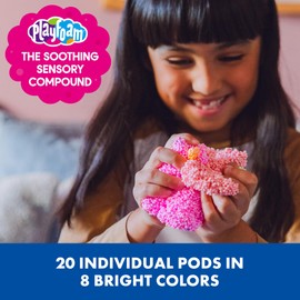 Educational Insights Playfoam Party Pack (20 Pods) - Sensory Toys & Squishy Fidget Toys for Kids, Squishy Foam Blocks, Non Sticky Dough, Sensory Bin Filler & Classroom Tools, Gifts for Ages 3+