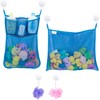2 x Mesh Bath Toy Organizer + 6 Ultra Strong