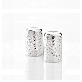 American Metalcraft HMSP2 Stainless Steel Salt and Pepper Shakers, Hammered Design, 2-Ounces,Silver