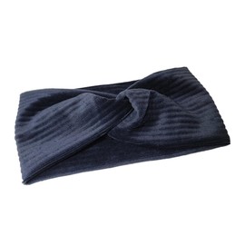 Wide Headband for Women, Made in East Frisia (Black)