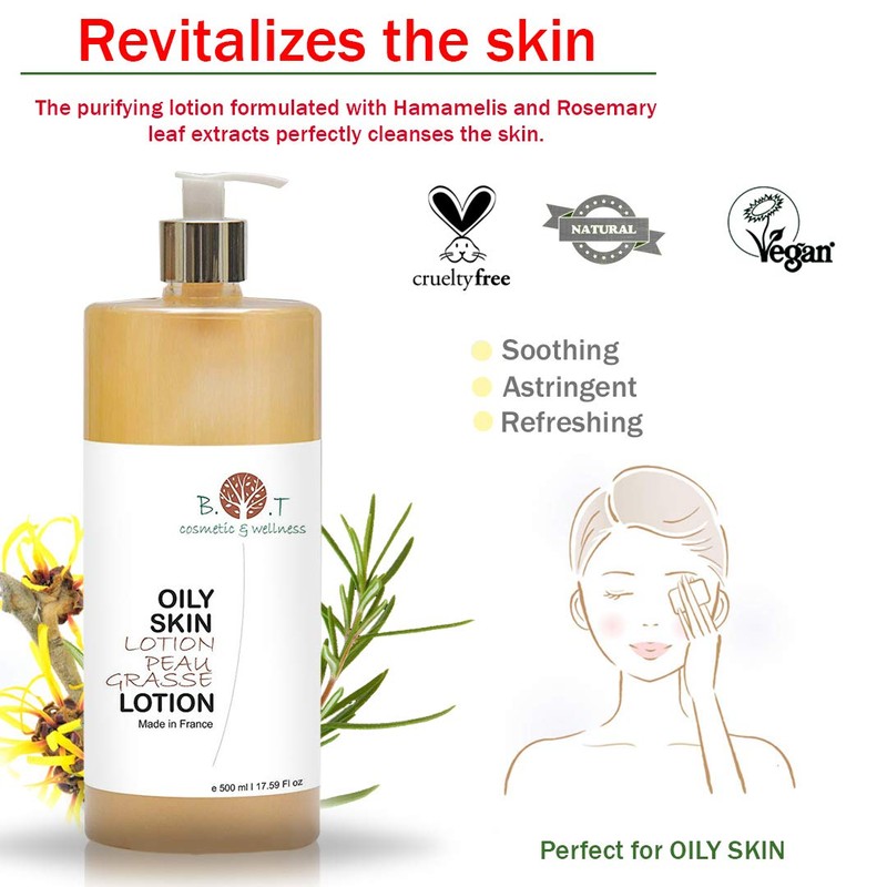 Cleansing Lotion Oily Skin with Witch Hazel and Rosemary Leaf