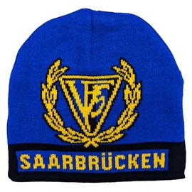 Generisch Saarbrücken Beanie Hat – 1903 – Meine Stadt-Mein Verein, blue, black, yellow