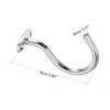 PATIKIL Bridge Stick and Ball Rack Hooks, 2 Pack Snooker