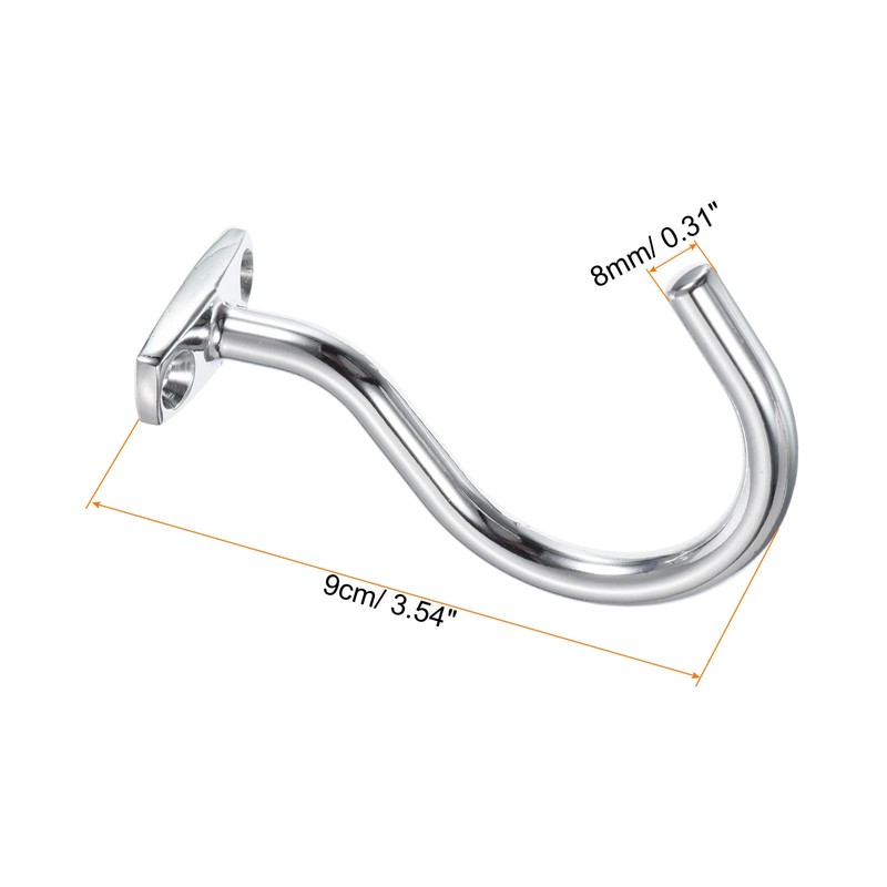 PATIKIL Bridge Stick and Ball Rack Hooks, 2 Pack Snooker