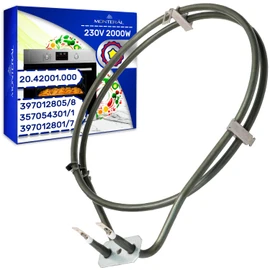 Round Resistance Heating Element for Oven 230V 2000W with the Original Code 3970128058 397012805/8 3970128017 397012801/7 for AEG for Electrolux for Zanussi – MONTERAL