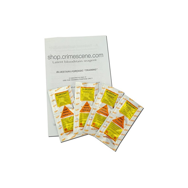 Crime Scene Luminol, Bluestar: Training Version, 4 Pack