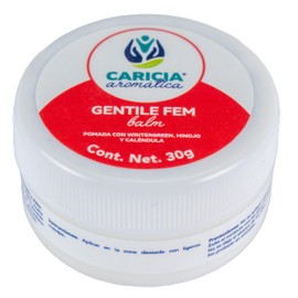 CARICIA AROMÁTICA — Bálsamo GENTILE FEM 30 g | Árnica, Caléndula, Cimicífuga, Hinojo y Wintergreen | Cólicos, Inflamación y Dolor