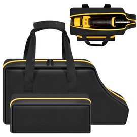 Tanmqin Case Compatible with Dewalt DCGG571M1/ DCGG571B 20V Max Grease Gun kit, Bare Tool Portable Carrying Storage Organizer with Accessories Pocket (Bag Only)