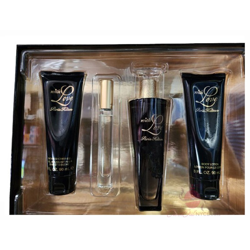 Paris Hilton With Love by PARIS HILTON 4 PC Gift