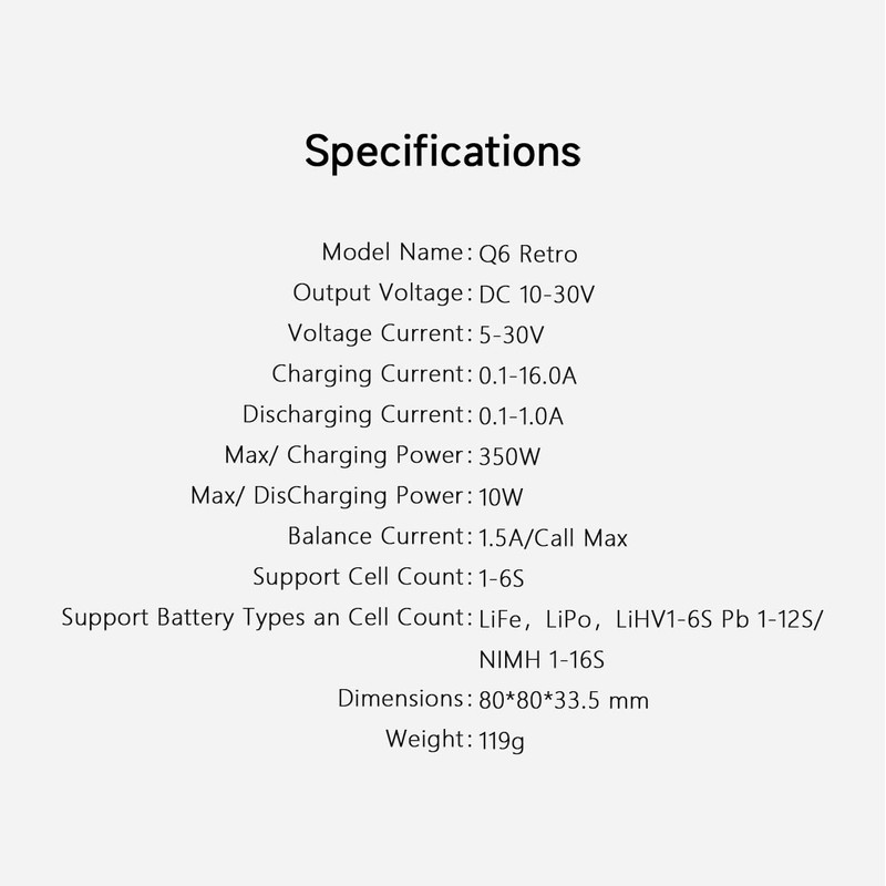 ISDT Q6-Retro Charger