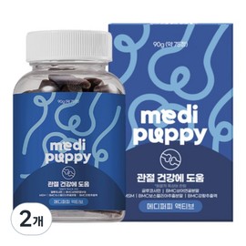 Medi Puppy Liposome Joint Inflammation Nutrient Boswellia for Dogs Helps Strengthen Patellas in Senior Dogs, 90g, 2 Pieces / 메디퍼피 리포좀 관절 염증 영양제 강아지 보스웰리아 노령견 노견 슬개골 강화 도움, 90g, 2개
