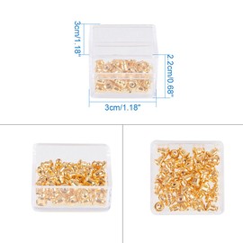 BENECREAT Pack of 16 Square Plastic Storage Containers with High Transparency for Beauty Supplies, Small Beads, Jewellery Accessories and Other Small Items