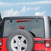 SQQP Cubierta decorativa para limpiaparabrisas trasero para Jeep Wrangler JK