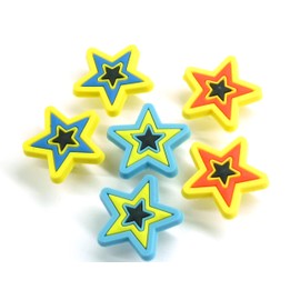 Crux (Klax (Computer Game)) Spokes Accessories Stars Pack of 6 