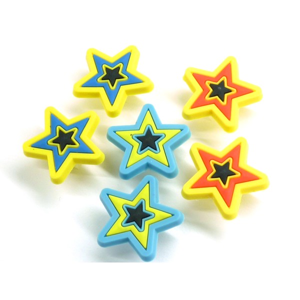 Crux (Klax (Computer Game)) Spokes Accessories Stars Pack of 6 