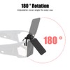 DONGKER Shooting Glasses Blinders Occluder Clip,2 PCS 180° Adjustable Angle