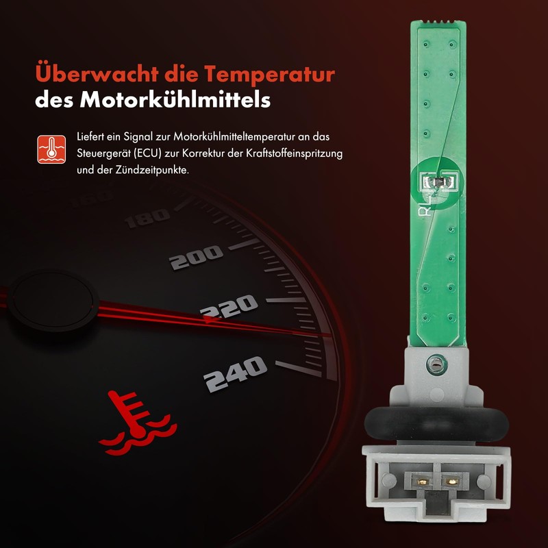 Frankberg Kühlmittelsensor Kühlmitteltemperatur Sensor KühlmitteltemperaturSensor Temperaturgeber Kühlmittel Temperatursensor Kühlmittel Replace#