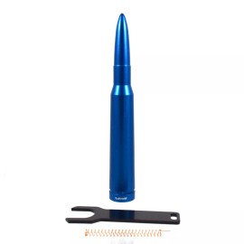 VMS RACING Anti-Theft Blue 50 Caliber Bullet Stubby Antenna 5.5" For Jeep Wrangler Liberty