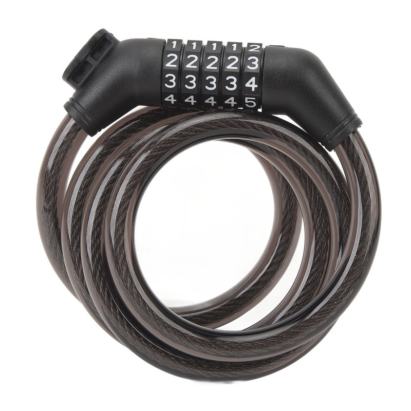 3.6ft Bicycle Lock with Mounting Bracket Anti Theft Universal 5