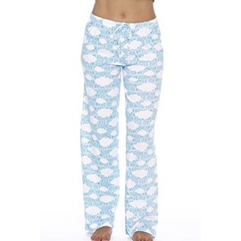 Just Love 6324-10049-3X Women Pajama Pants/Sleepwear, Clouds Blue, 3X Plus