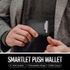 GenTo Smartlet Push Wallet with Coin Compartment Metal Case Slim