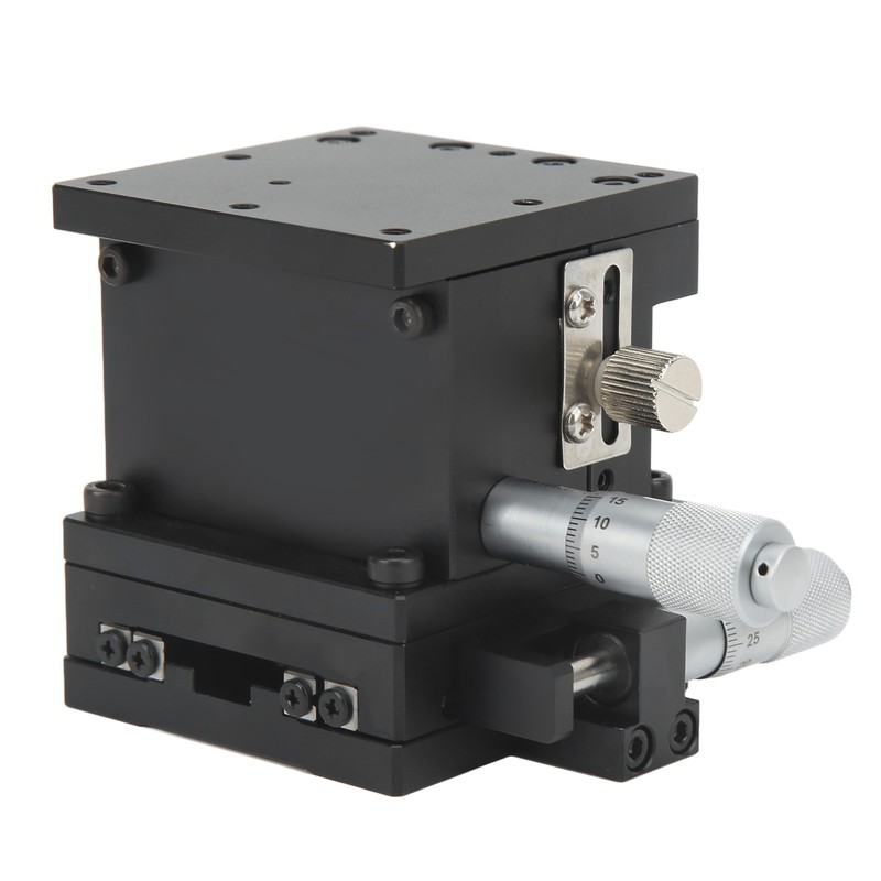 Manual Linear Stage Aluminum Alloy Black Anodized Surface XZ Axes