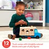 Melissa & Doug Shape-Sorting Wooden Dump Truck Toy, Quality Craftsmanship,
