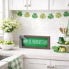 Hekocap St Patricks Day Decor - Wooden Happy St Patricks