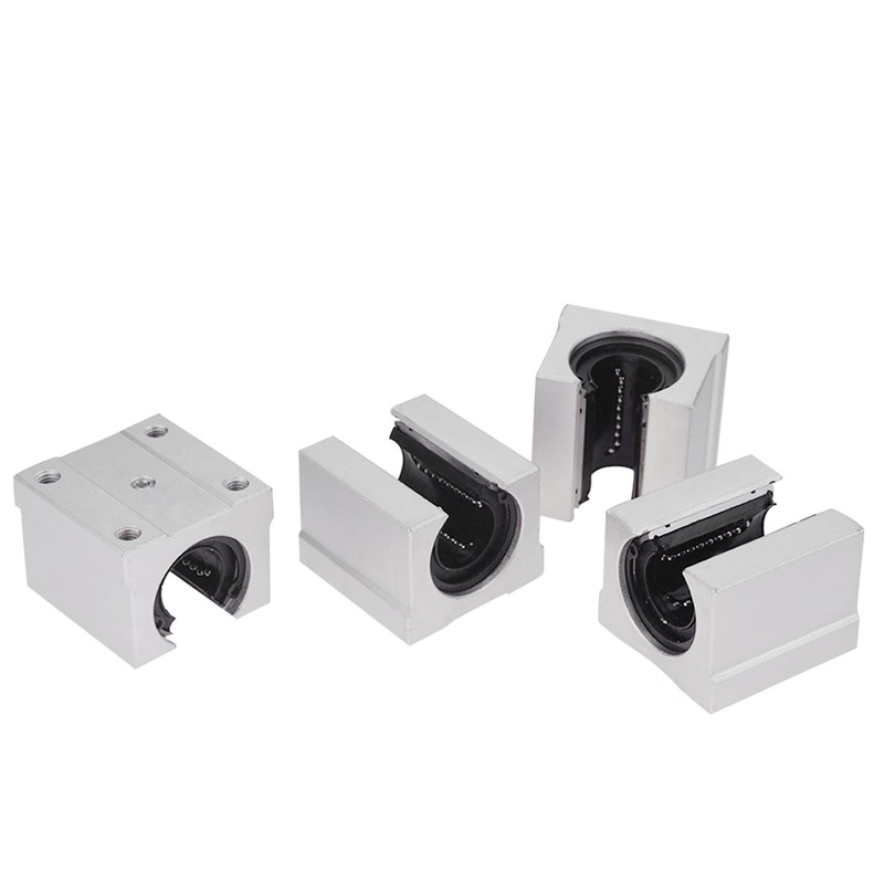 SBR20UU Linear Bearings, 20 mm Aluminium Open Linear Ball Bearings,