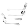 Adaptive Utensils Set - Curved Stainless Steel Spoon and Fork