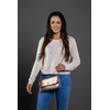 collezione alessandro Elegance Leather Clutch Bag with Separate Compartments 26
